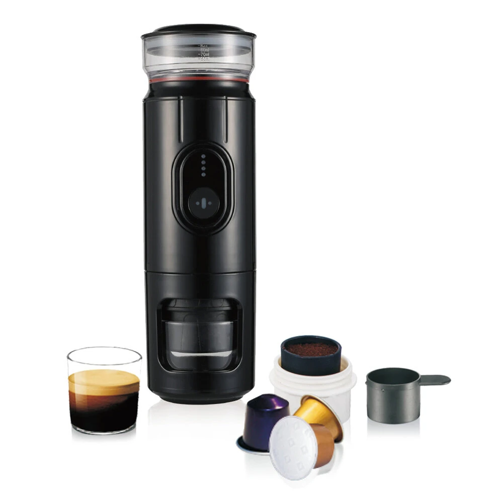 OneMore 2 In 1 Portable Espresso Machine Rechargeable Hot & Cold Brew Portable Electric Capsule Coffee Maker For Outdoor Travel (image for) OneMore 2 In 1 Portable Espresso Machine Rechargeable Hot & Cold Brew Portable Electric Capsule Coffee Maker For Outdoor Travel